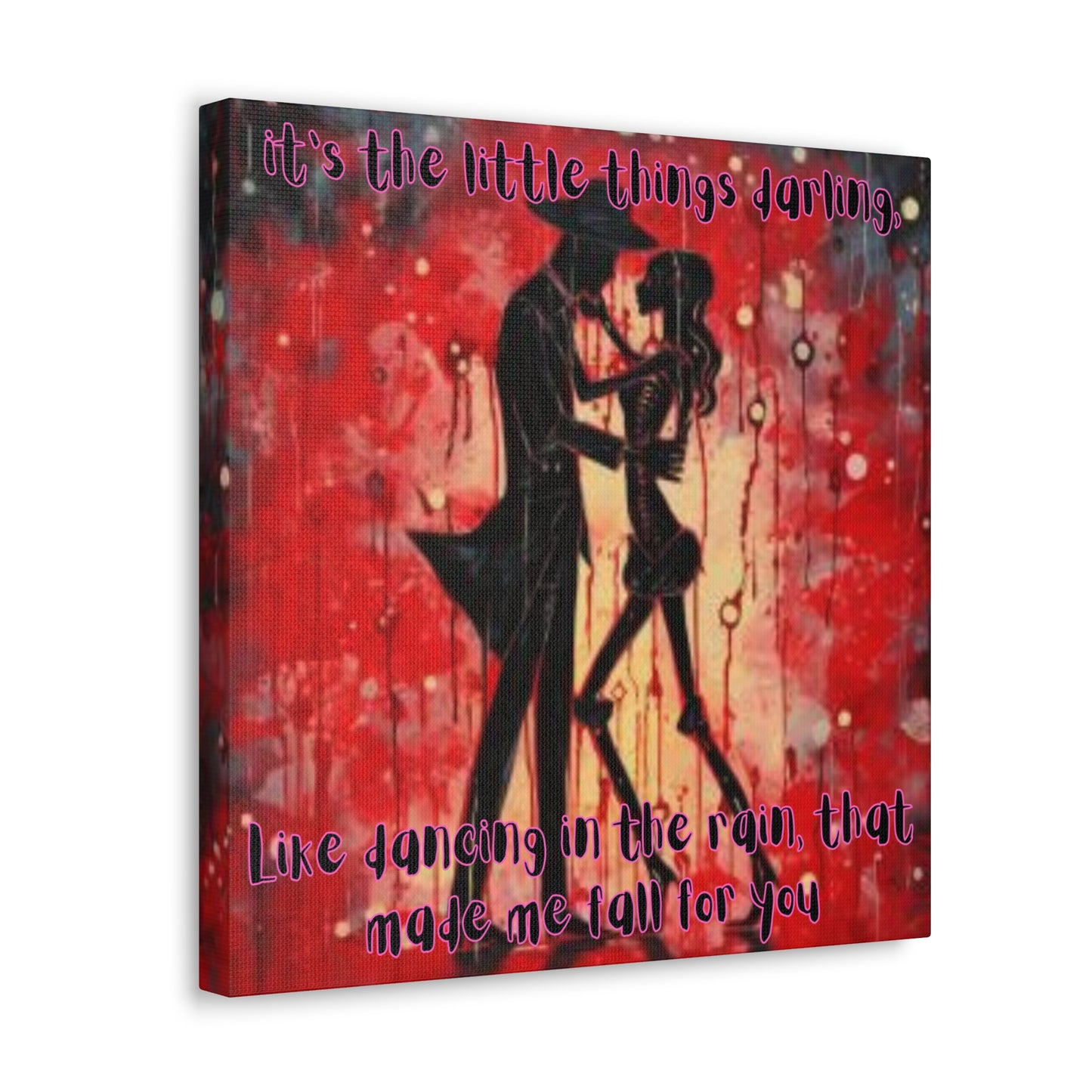 Dance in the rain Canvas Gallery Wraps