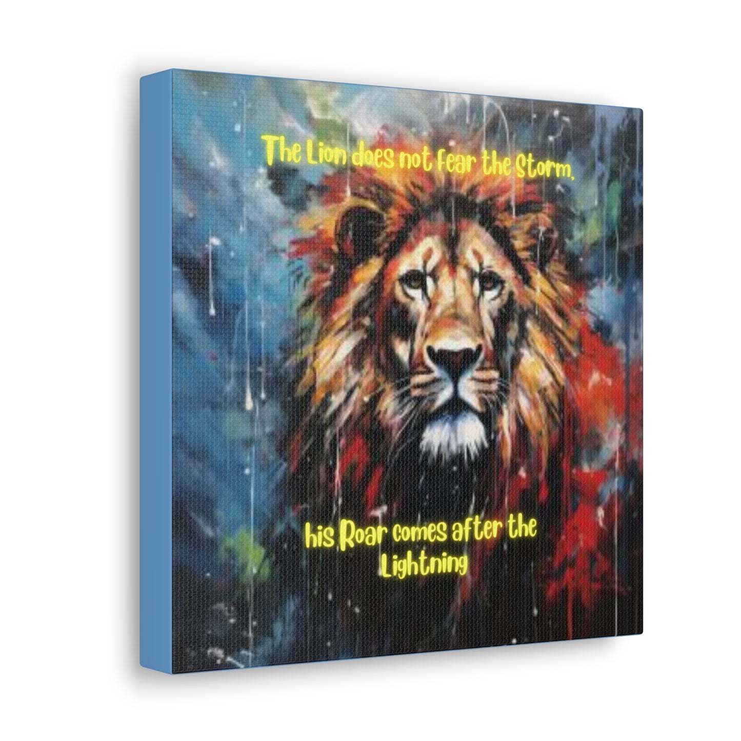 fearless lion Canvas Gallery Wraps