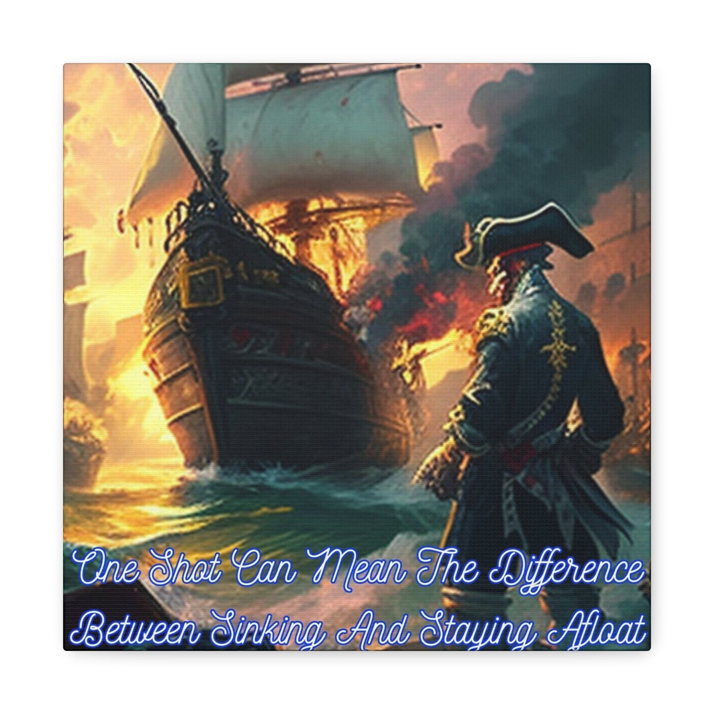 Pirate One Shot Canvas Gallery Wraps