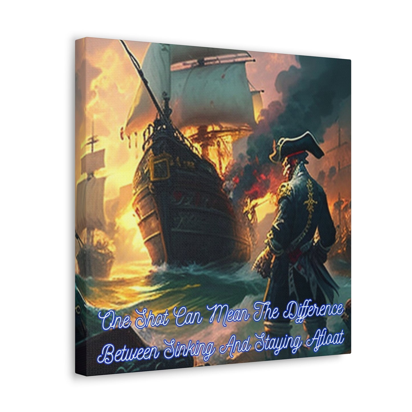 Pirate One Shot Canvas Gallery Wraps