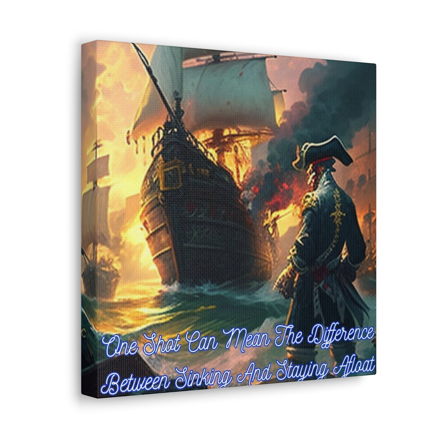 Pirate One Shot Canvas Gallery Wraps