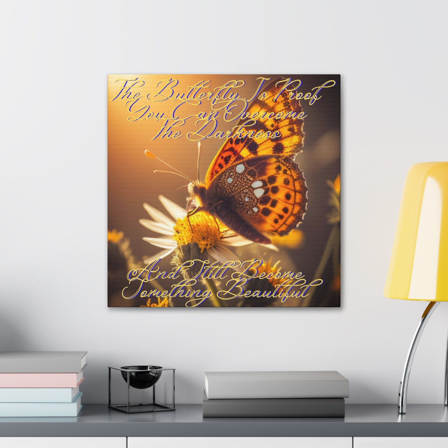 The butterfly Canvas Gallery Wraps