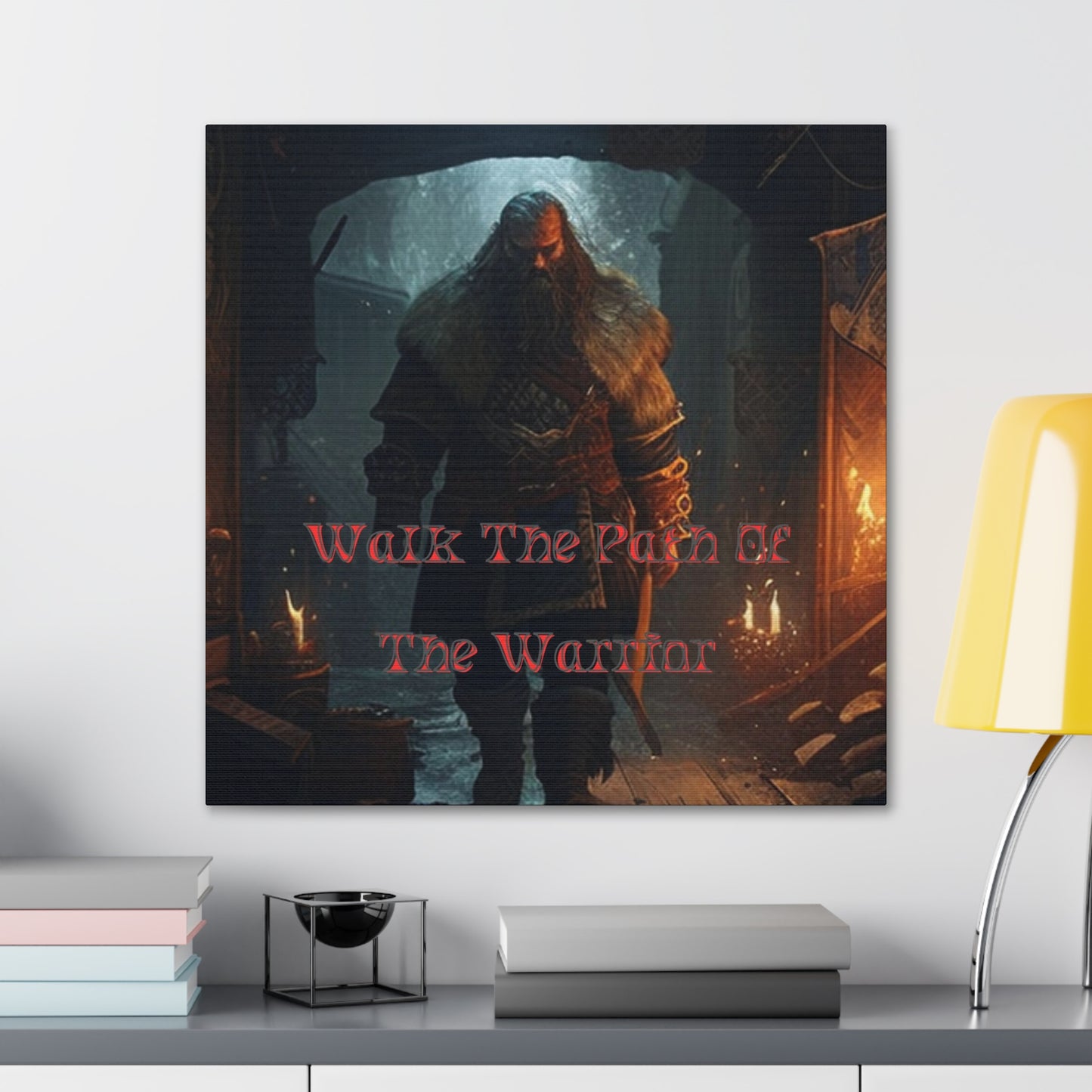 Walk The Path Of The Warrior Viking Canvas Gallery Wrap