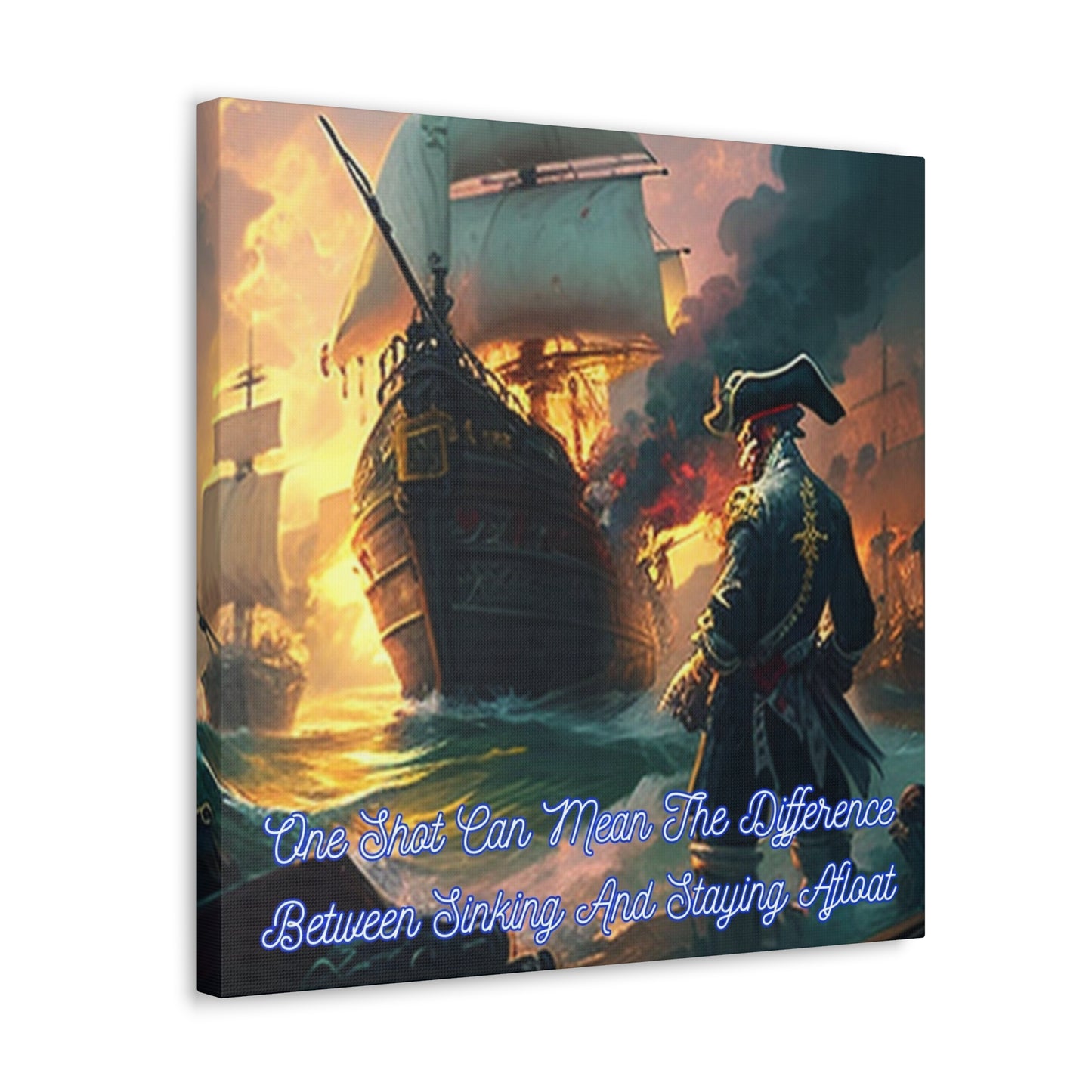 Pirate One Shot Canvas Gallery Wraps