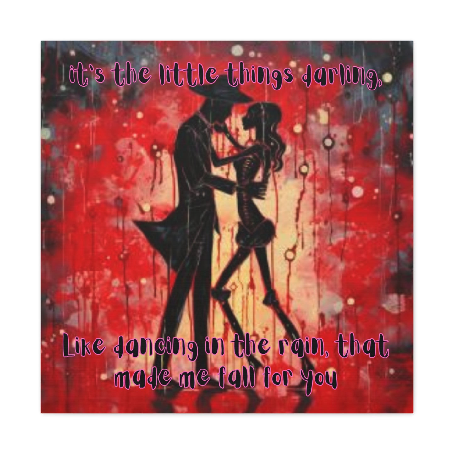 Dance in the rain Canvas Gallery Wraps