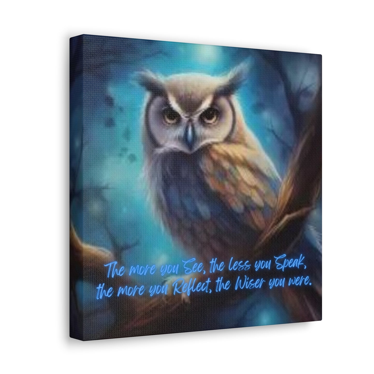 Wise Owl Canvas Gallery Wraps