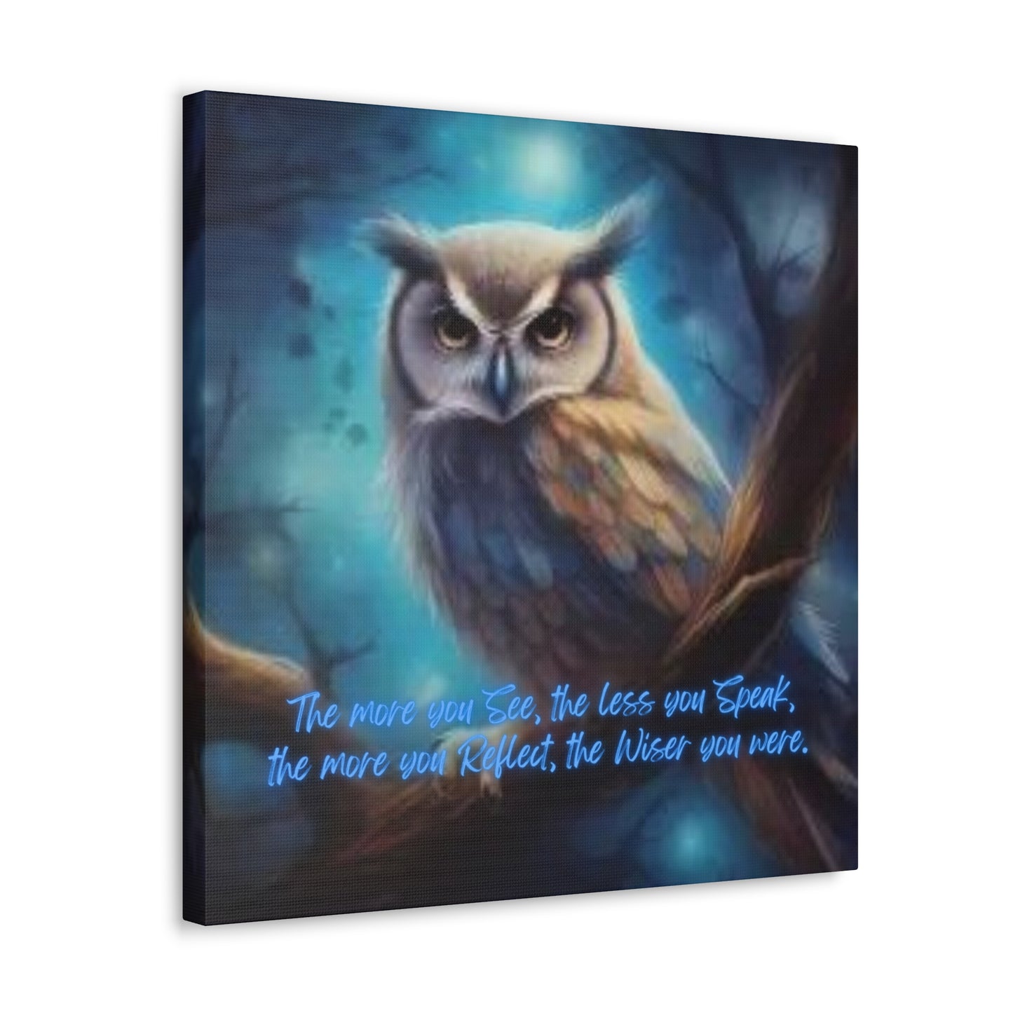 Wise Owl Canvas Gallery Wraps