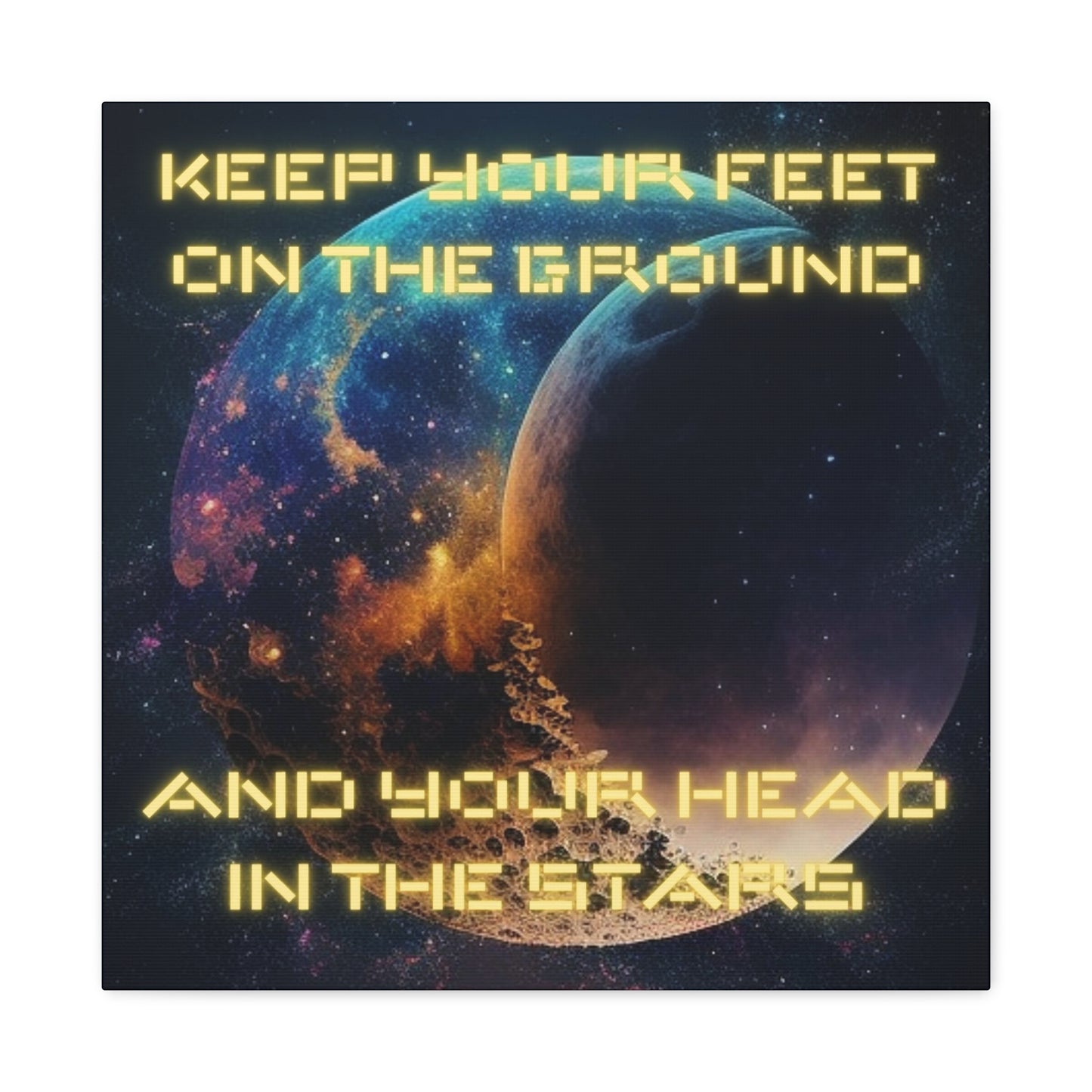 Keep Your Head In The Stars Canvas Gallery Wraps