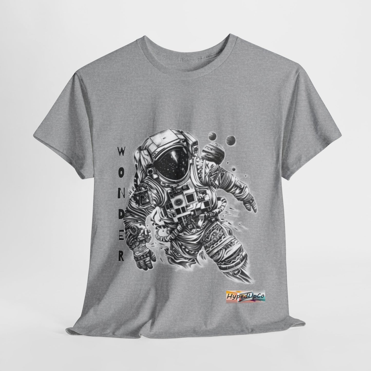 Wonder like an astronaut Unisex Heavy Cotton Tee