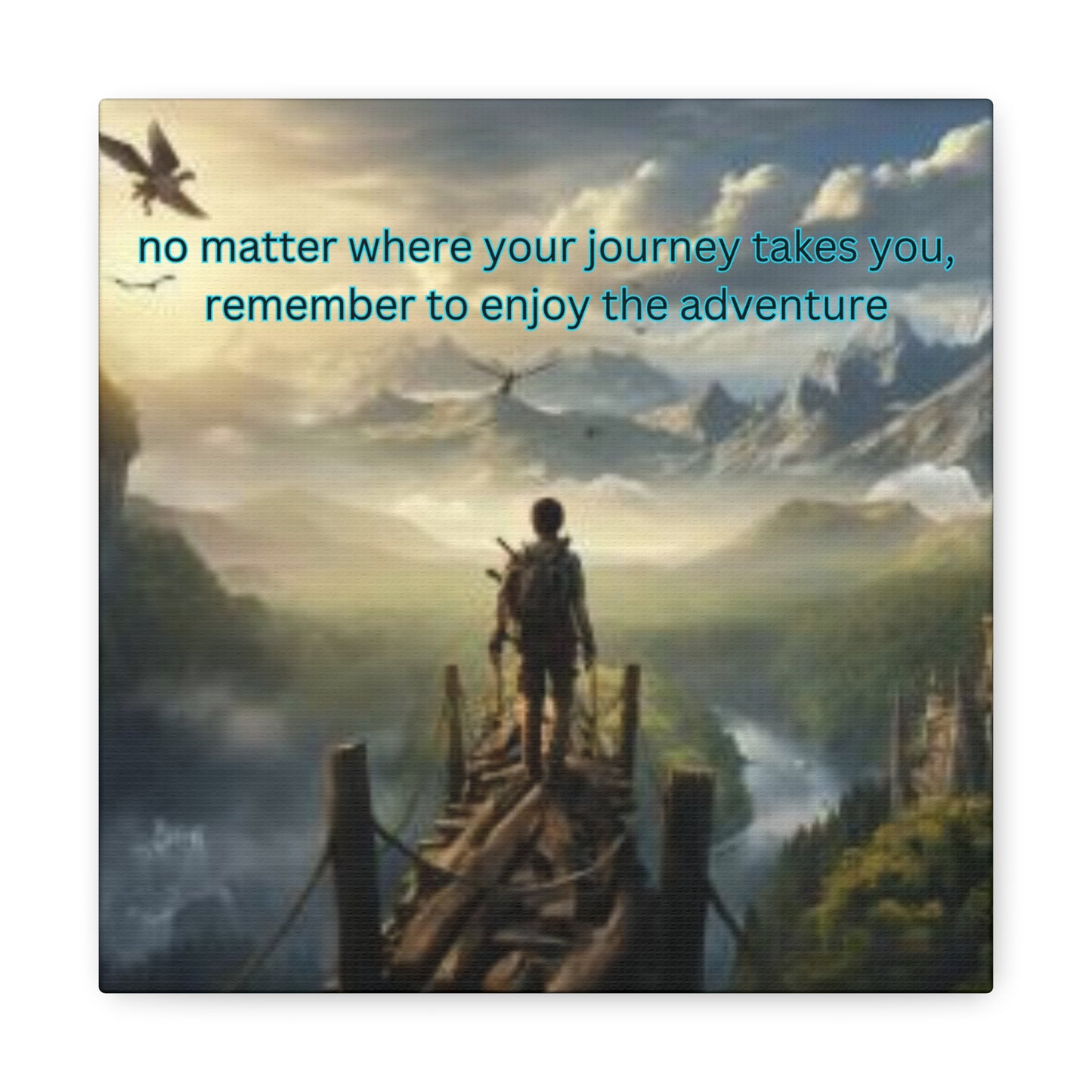 Enjoy Your Journey Canvas Gallery Wraps