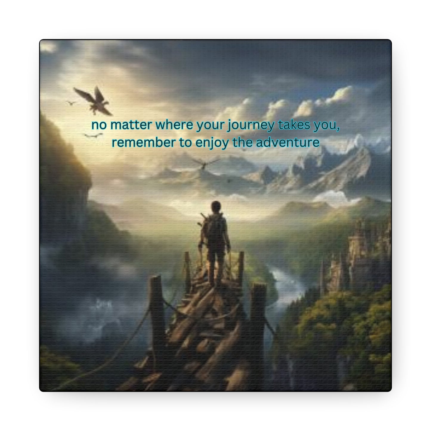 Enjoy Your Journey Canvas Gallery Wraps