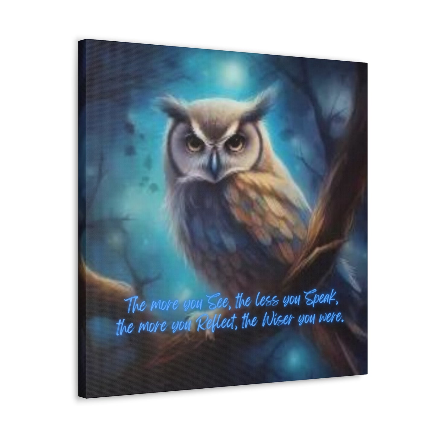 Wise Owl Canvas Gallery Wraps