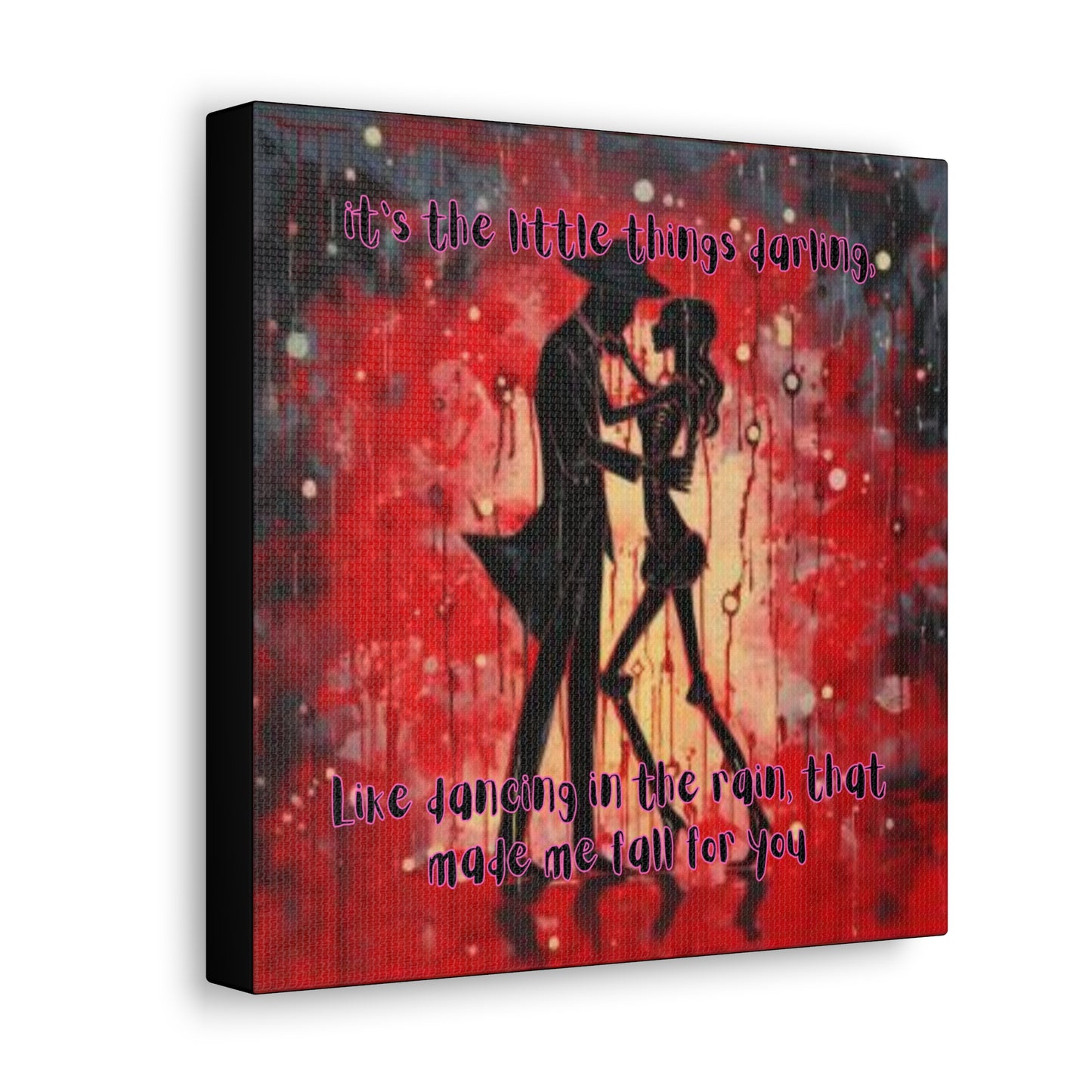 Dance in the rain Canvas Gallery Wraps