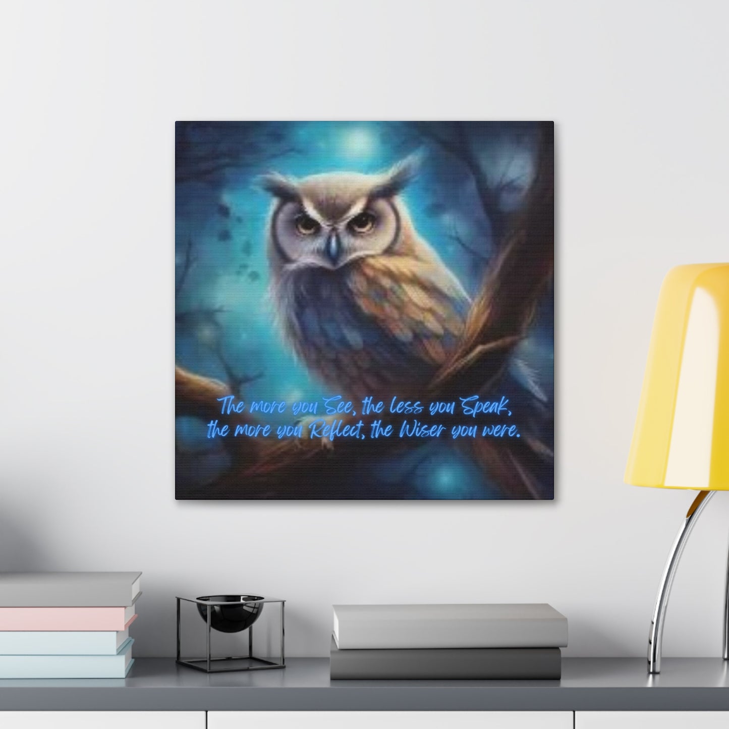 Wise Owl Canvas Gallery Wraps