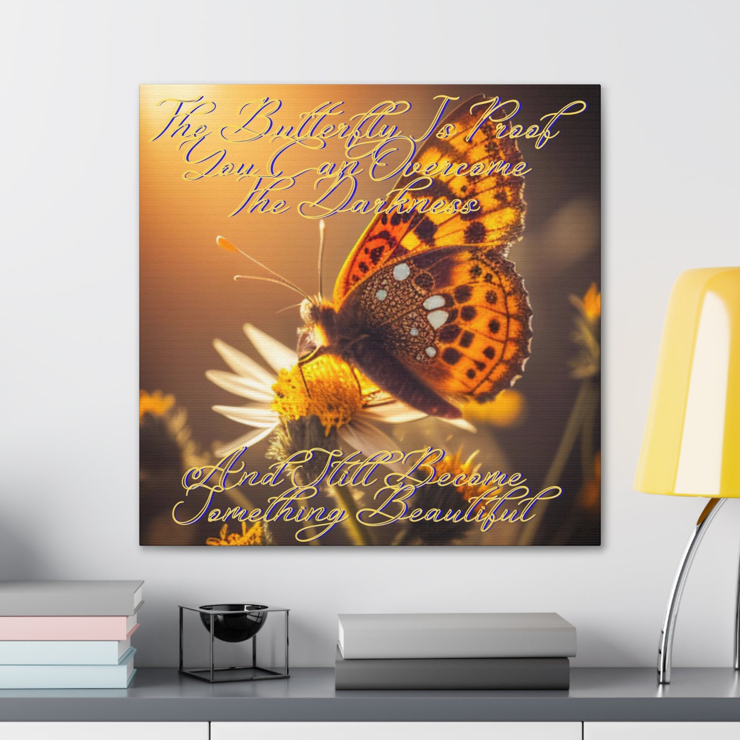 The butterfly Canvas Gallery Wraps