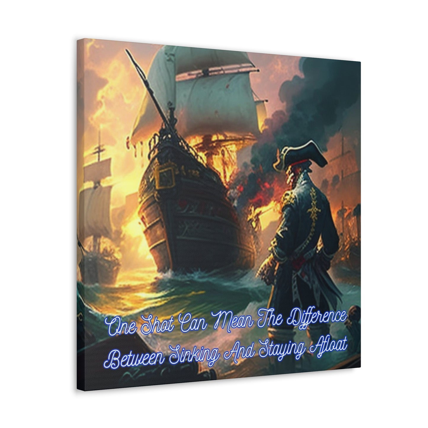 Pirate One Shot Canvas Gallery Wraps