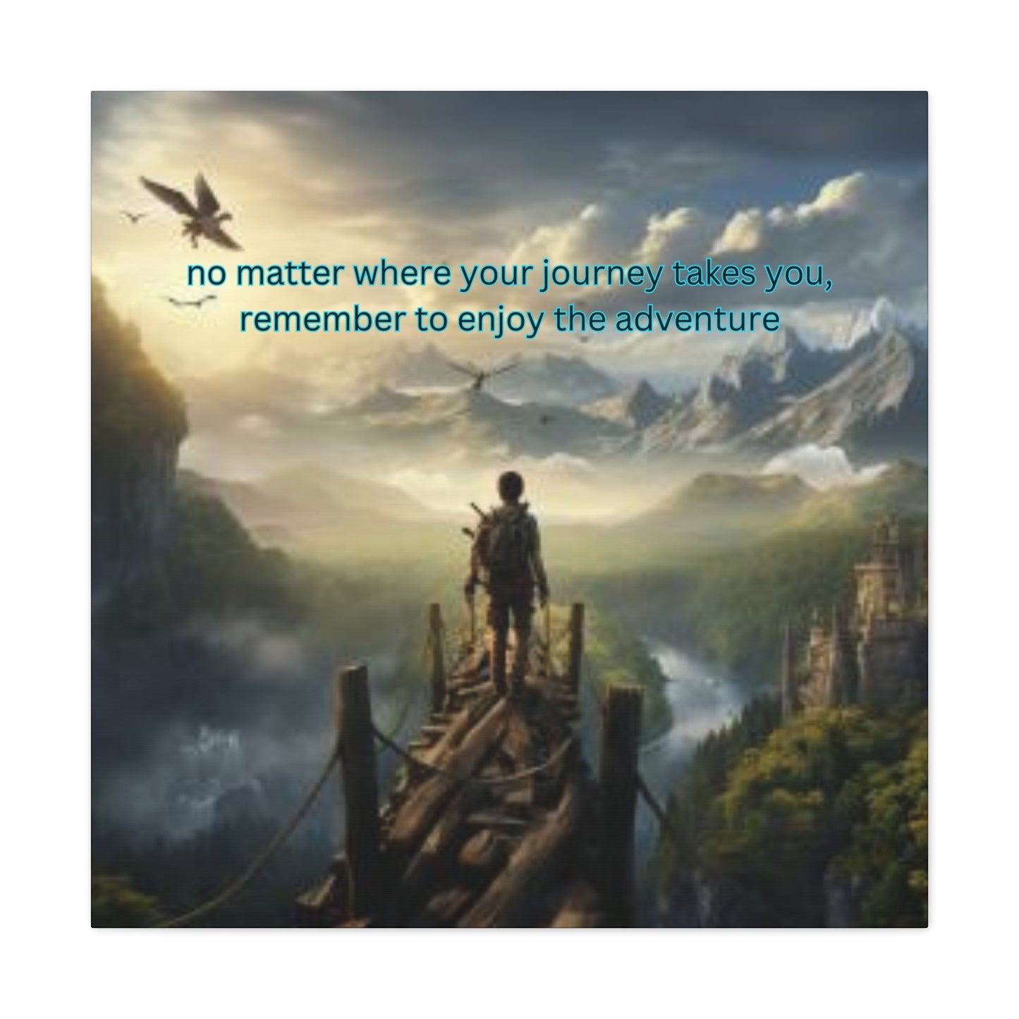 Enjoy Your Journey Canvas Gallery Wraps