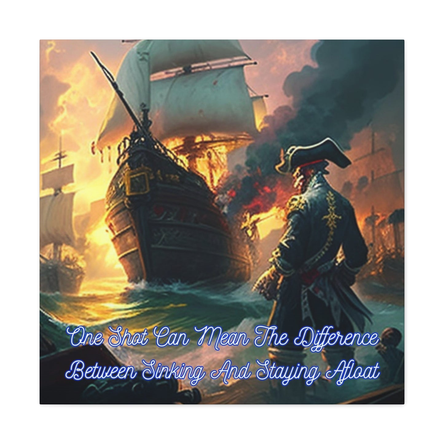 Pirate One Shot Canvas Gallery Wraps