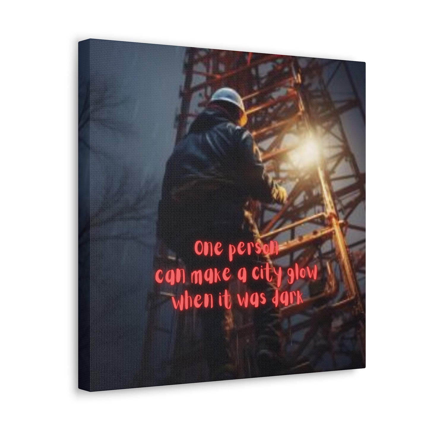 One person is all it takes to impact others Canvas Gallery Wraps