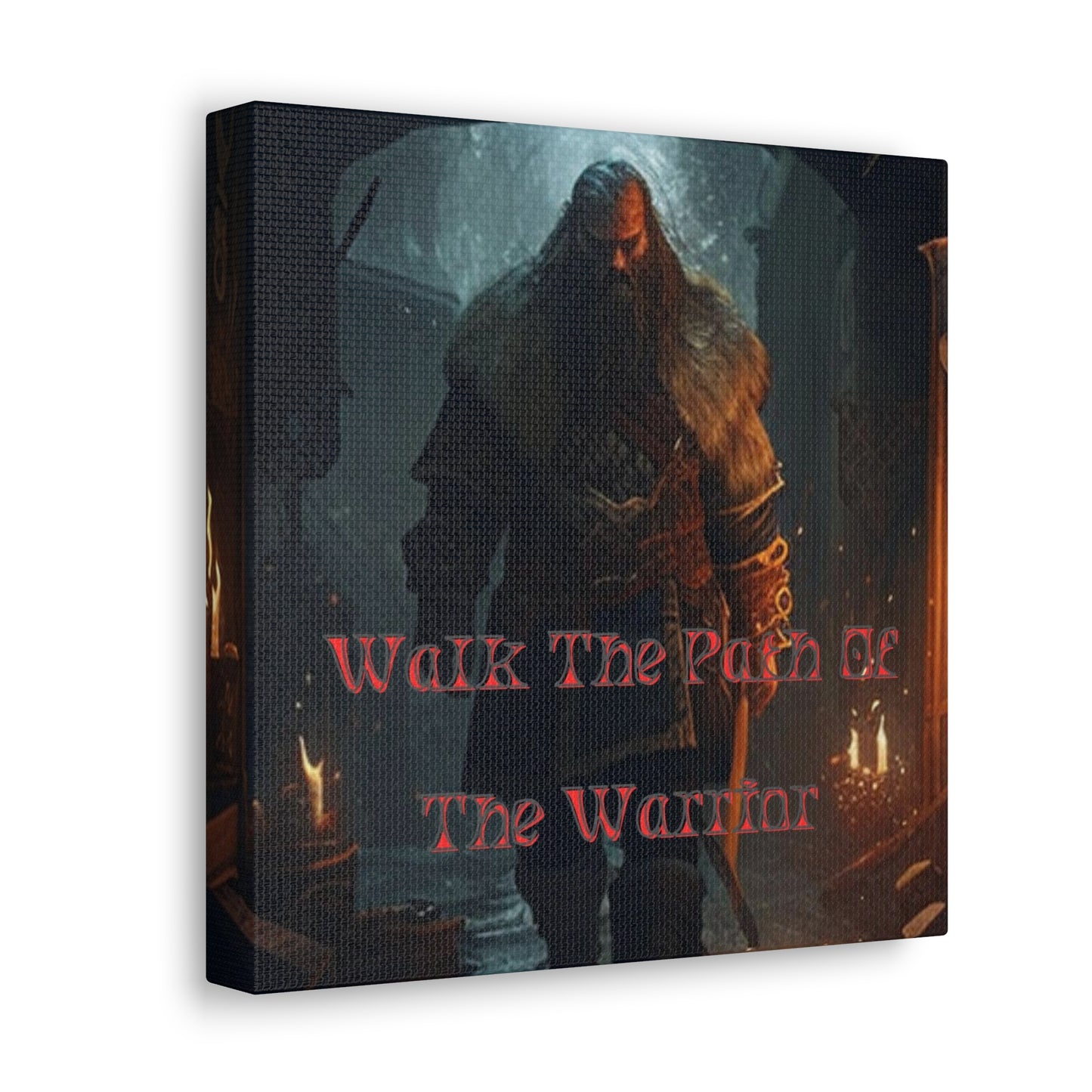 Walk The Path Of The Warrior Viking Canvas Gallery Wrap