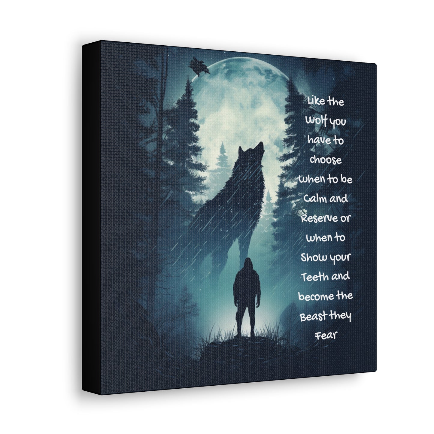 fear the wolf Canvas Gallery Wraps