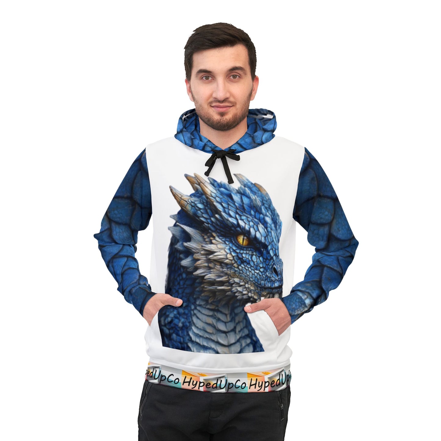 conquer your dragons Athletic Hoodie