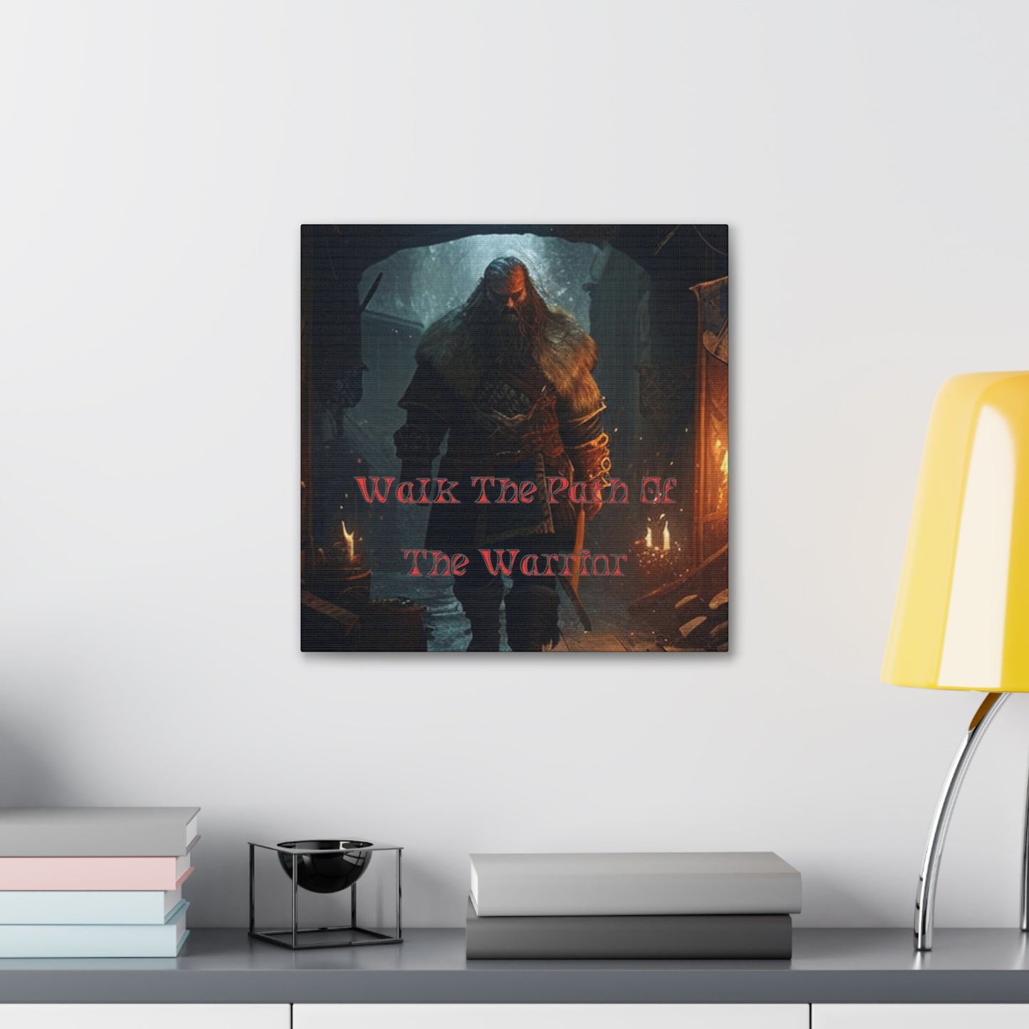 Walk The Path Of The Warrior Viking Canvas Gallery Wrap