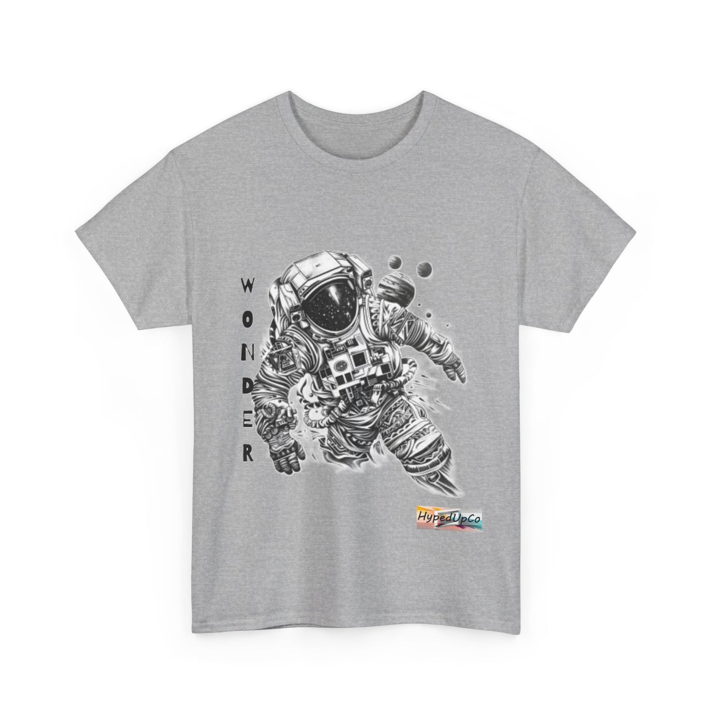 Wonder like an astronaut Unisex Heavy Cotton Tee