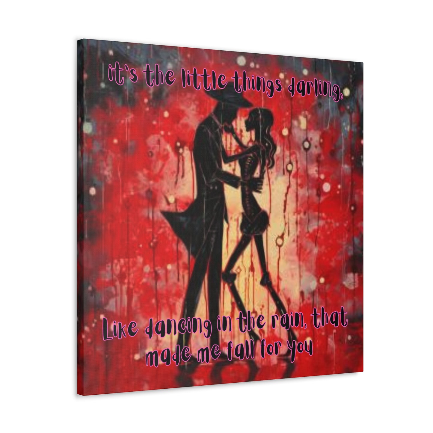 Dance in the rain Canvas Gallery Wraps