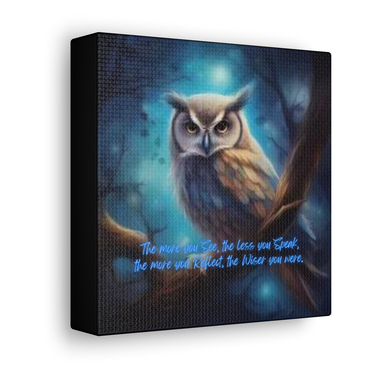 Wise Owl Canvas Gallery Wraps