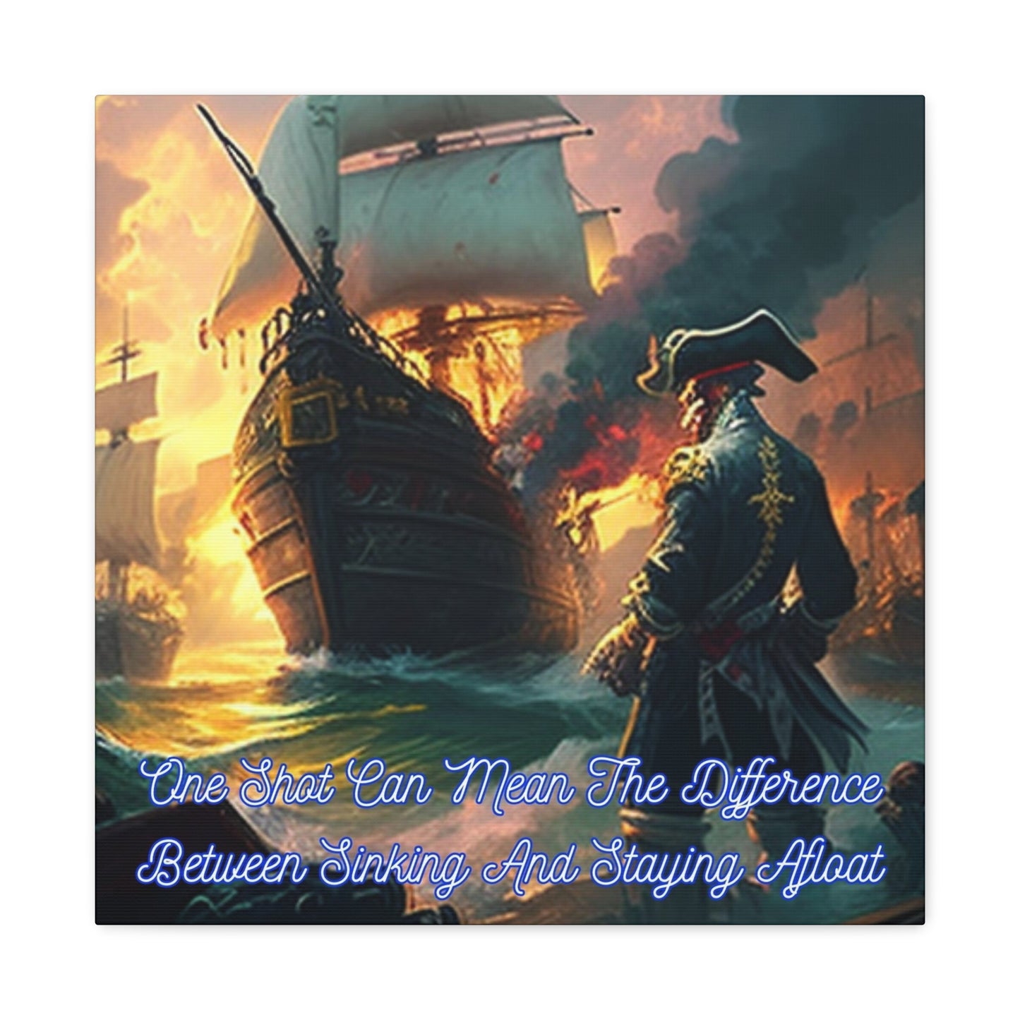 Pirate One Shot Canvas Gallery Wraps