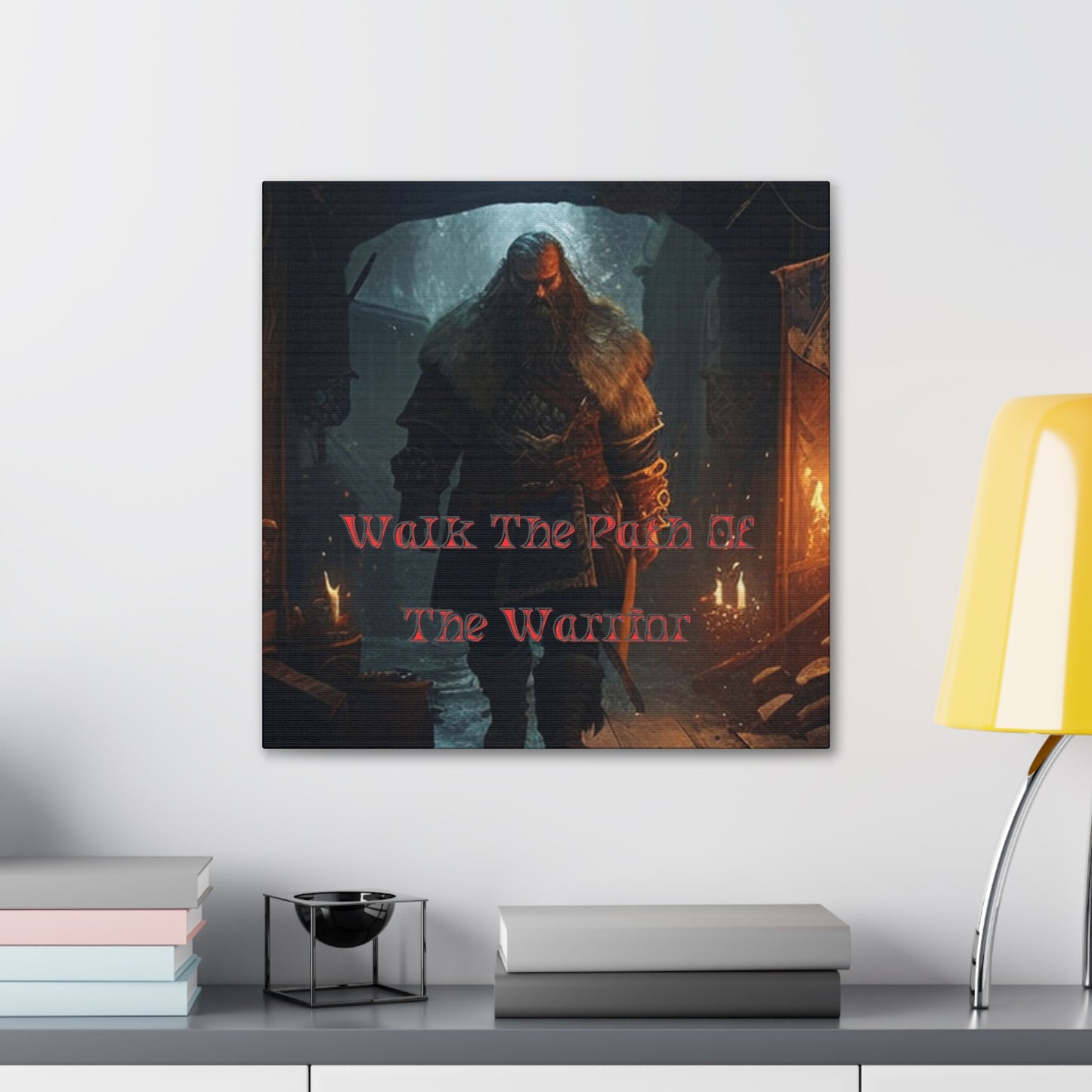 Walk The Path Of The Warrior Viking Canvas Gallery Wrap