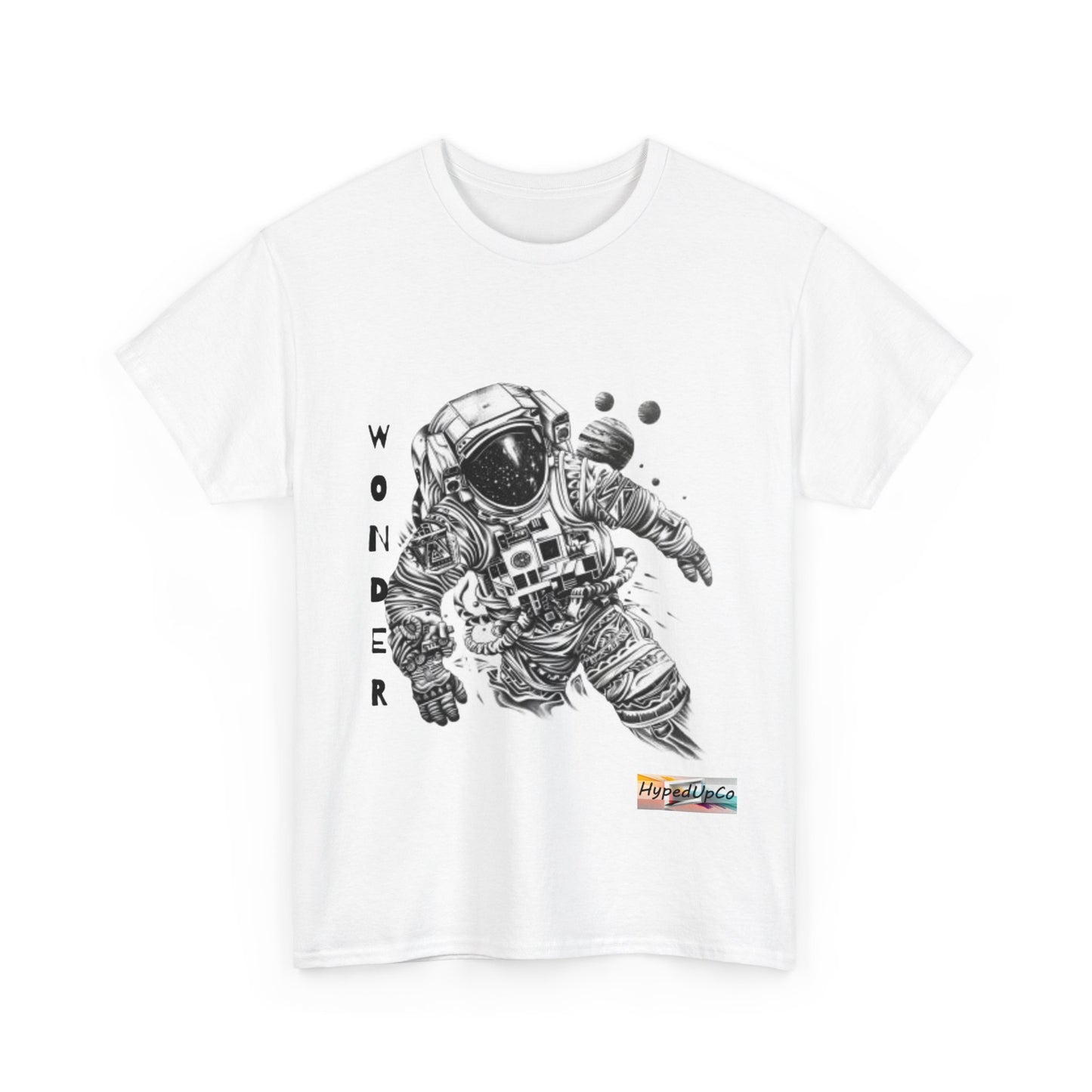 Wonder like an astronaut Unisex Heavy Cotton Tee