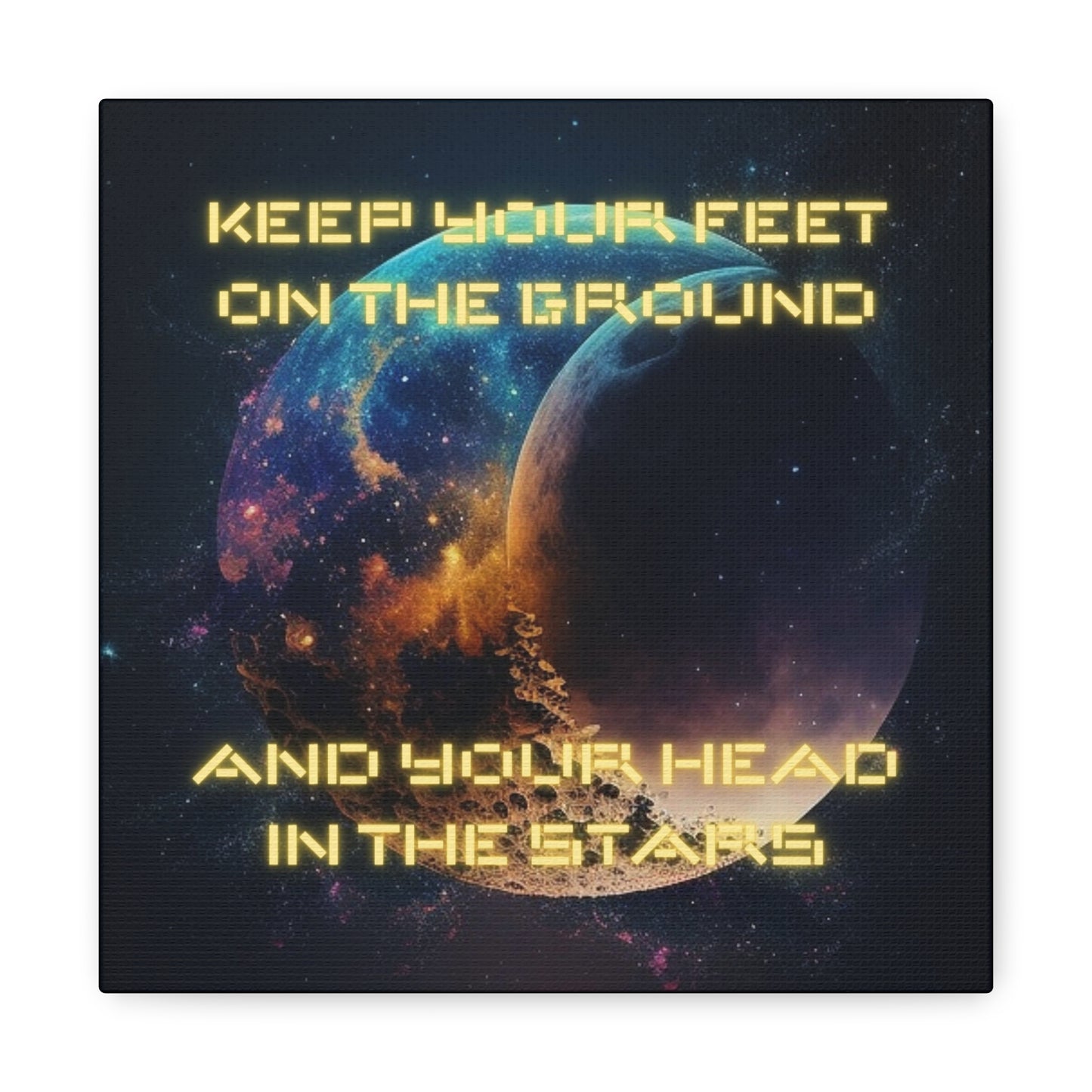 Keep Your Head In The Stars Canvas Gallery Wraps