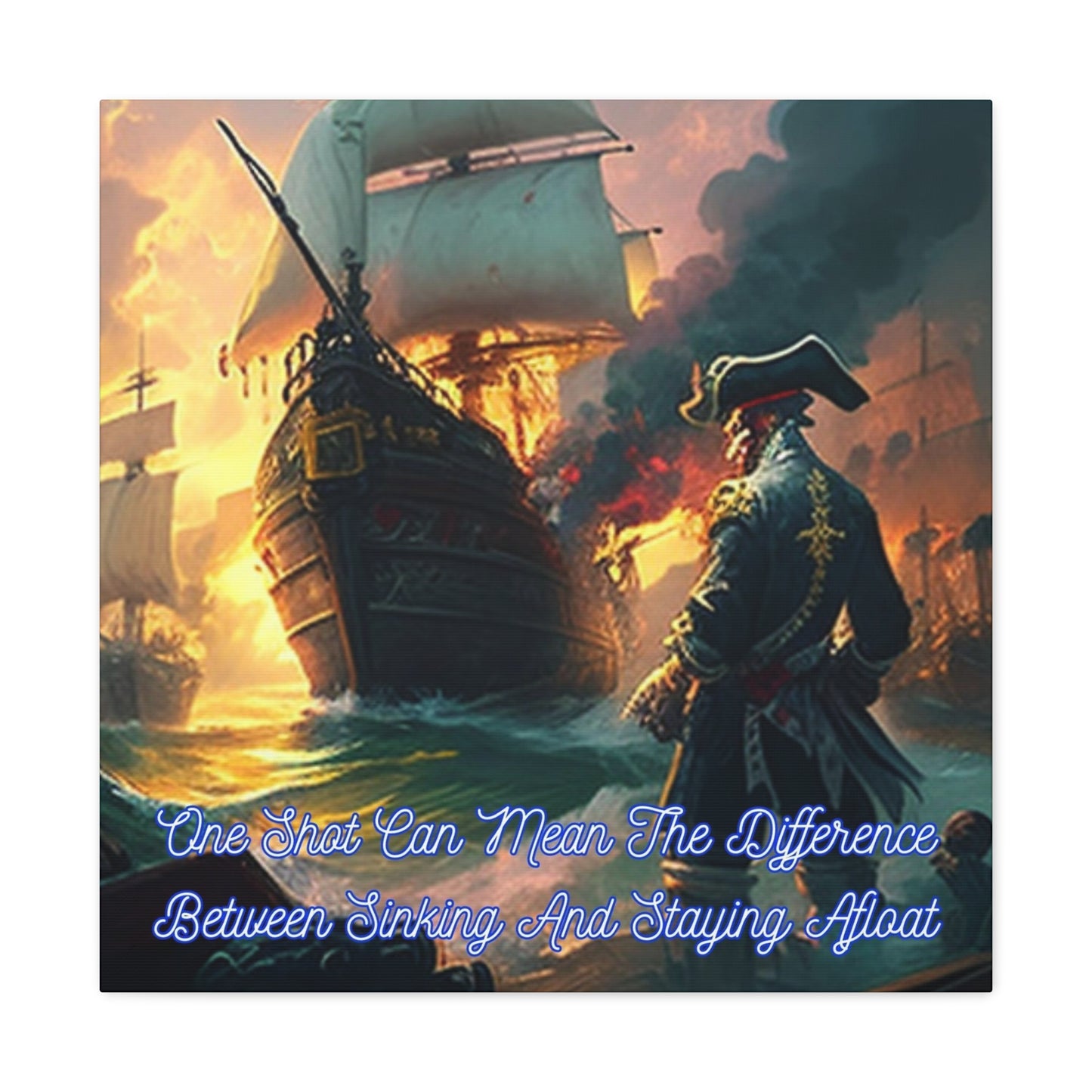 Pirate One Shot Canvas Gallery Wraps