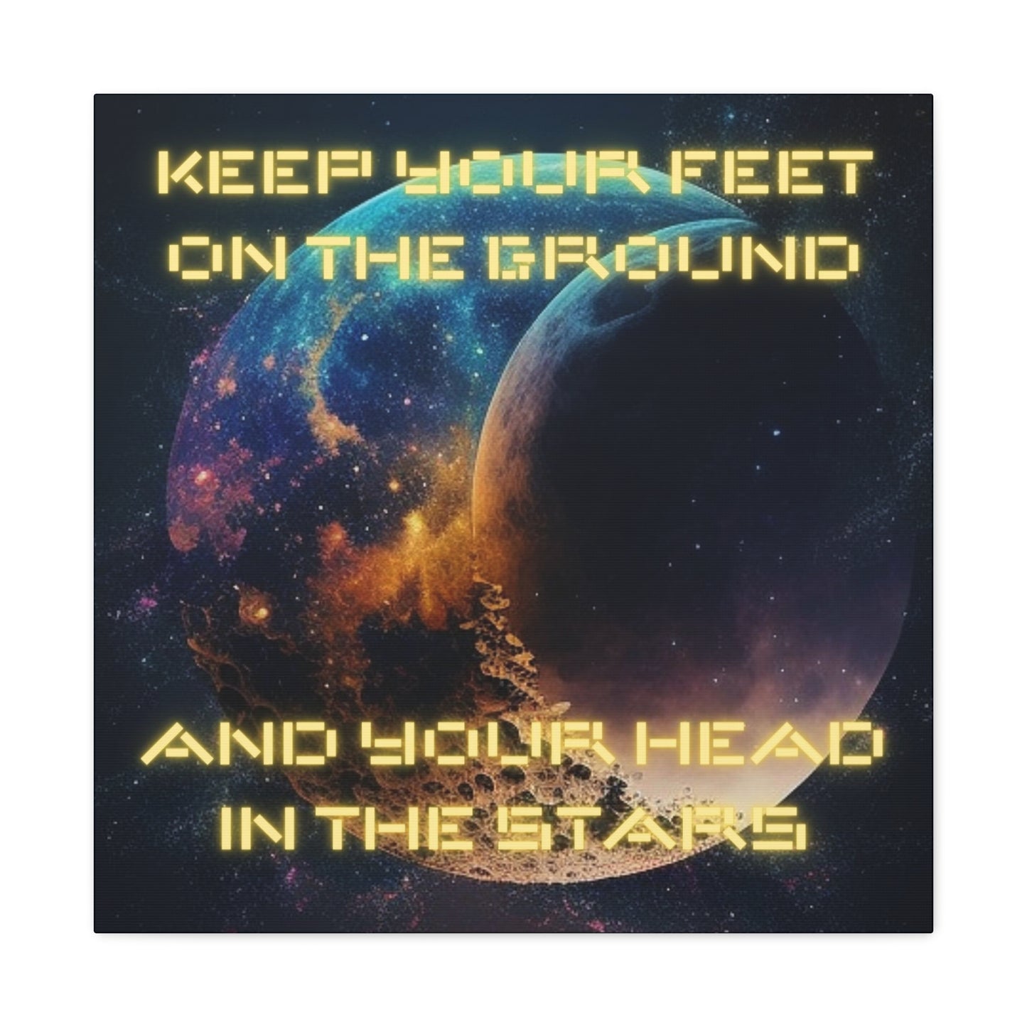 Keep Your Head In The Stars Canvas Gallery Wraps