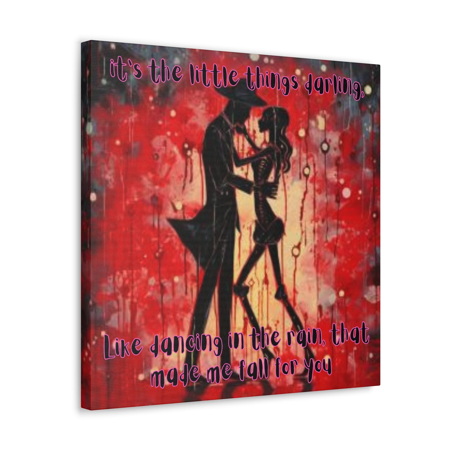 Dance in the rain Canvas Gallery Wraps