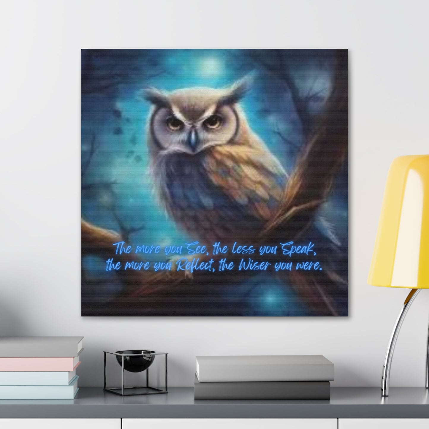 Wise Owl Canvas Gallery Wraps