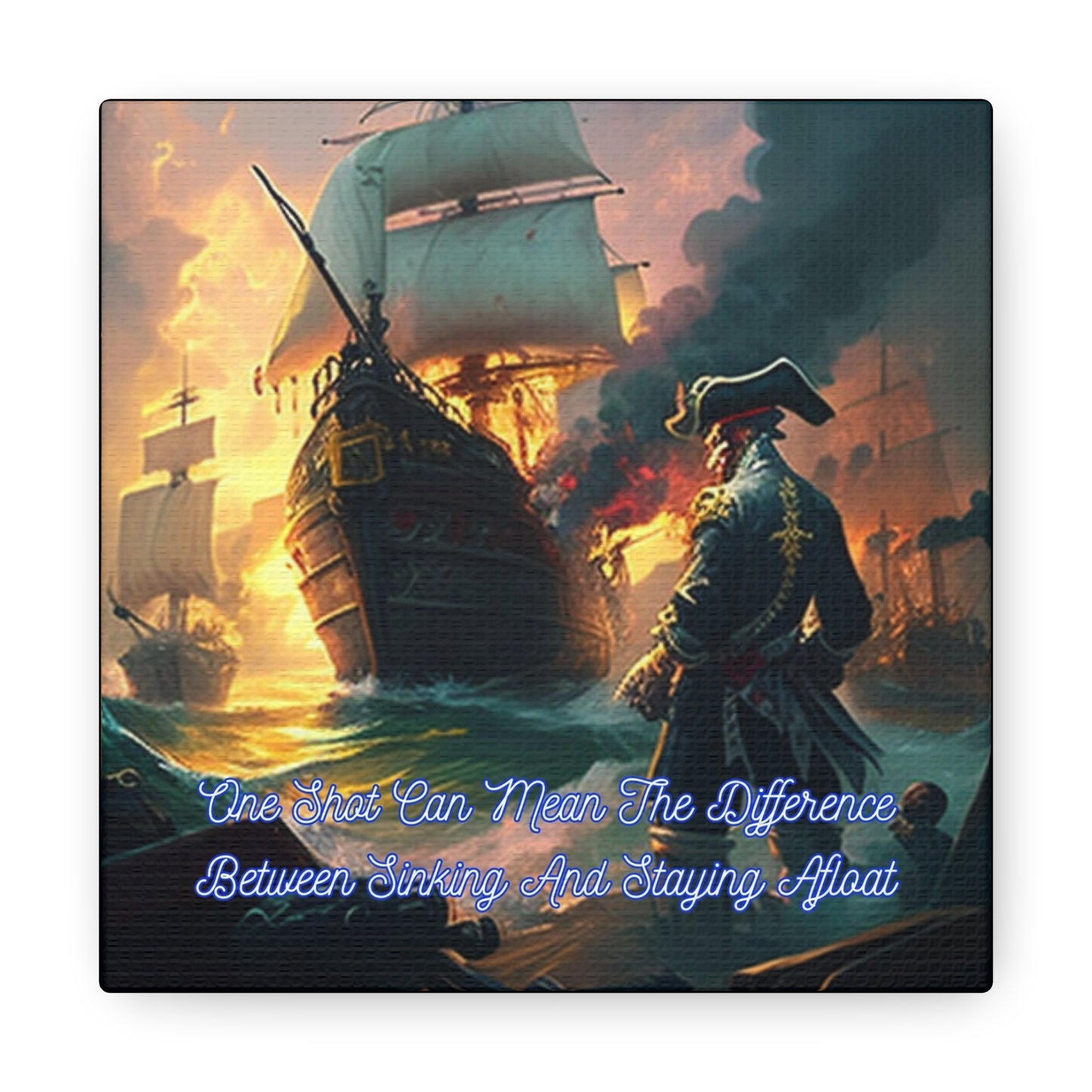 Pirate One Shot Canvas Gallery Wraps