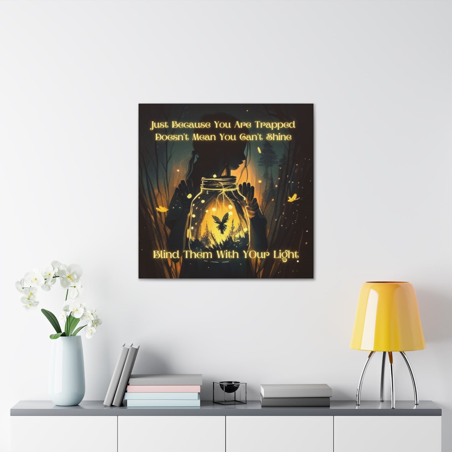 Blind Them With Your Light Canvas Gallery Wraps