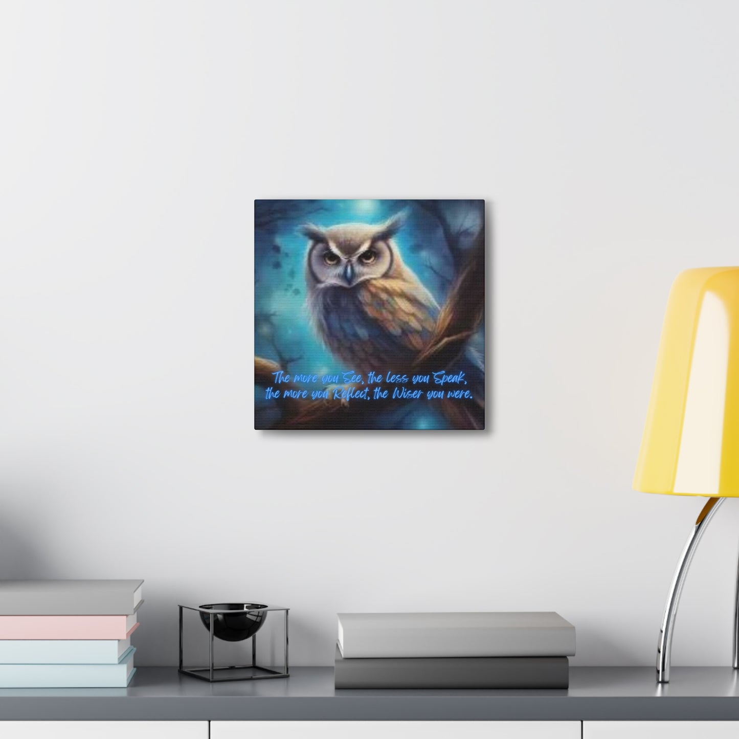 Wise Owl Canvas Gallery Wraps