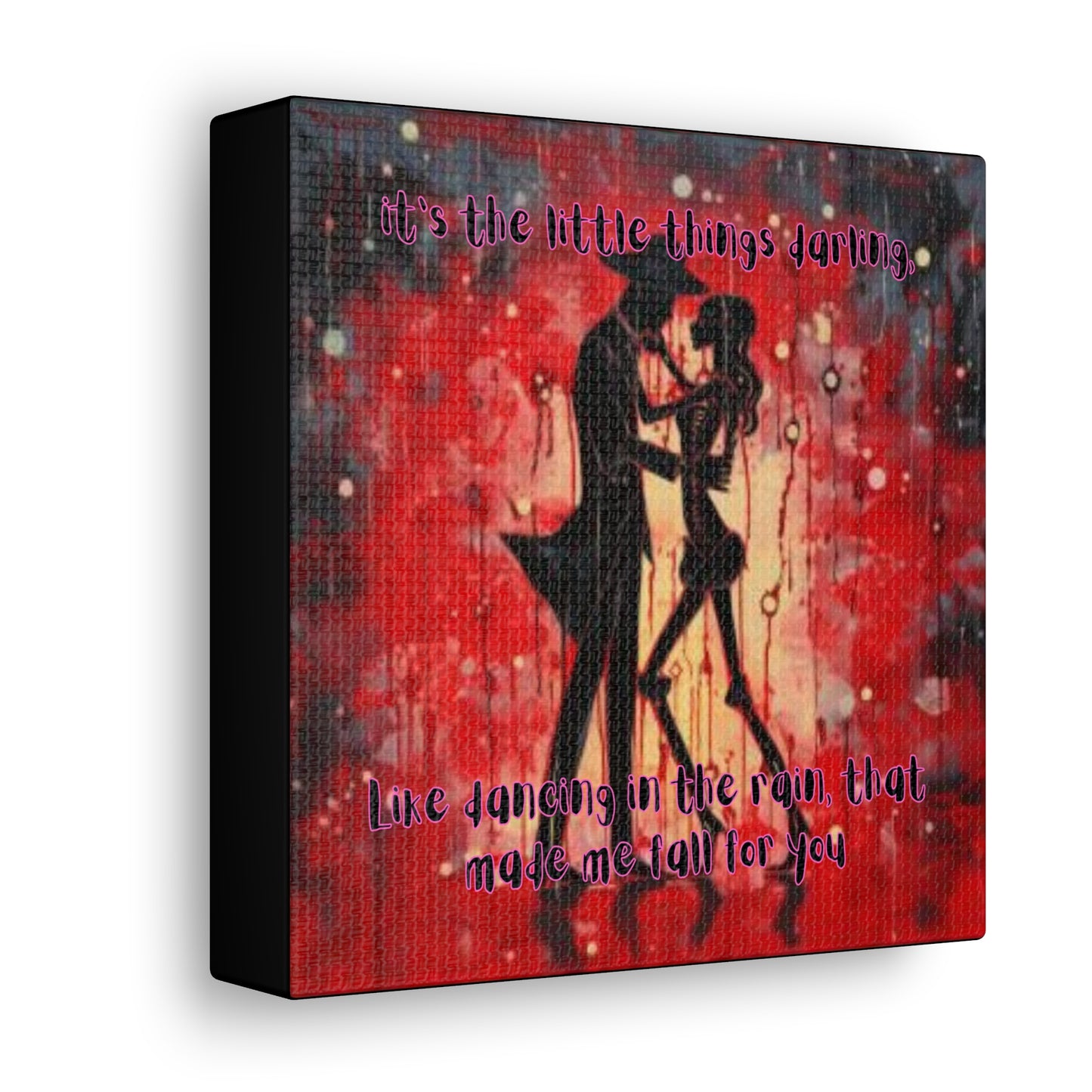 Dance in the rain Canvas Gallery Wraps