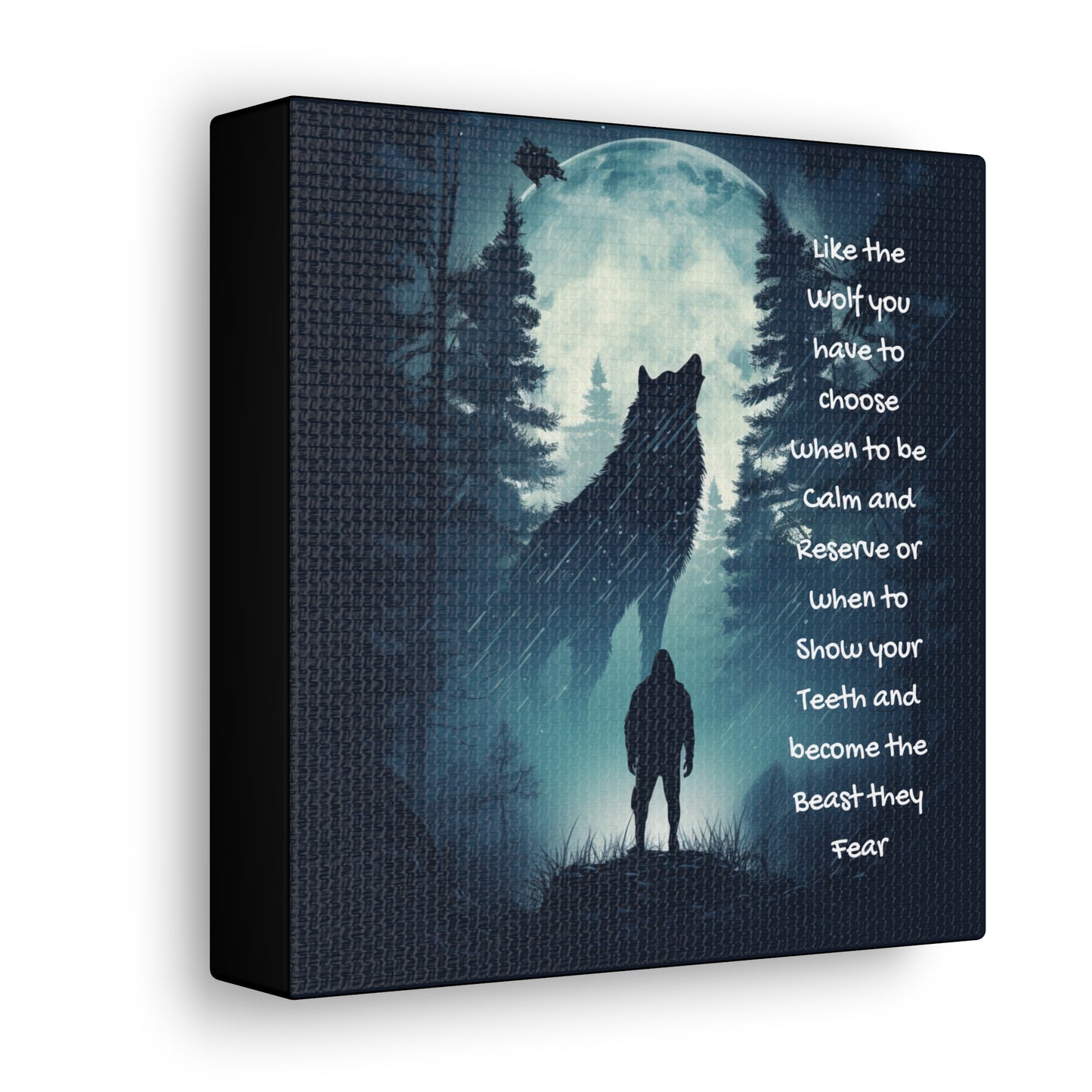 fear the wolf Canvas Gallery Wraps