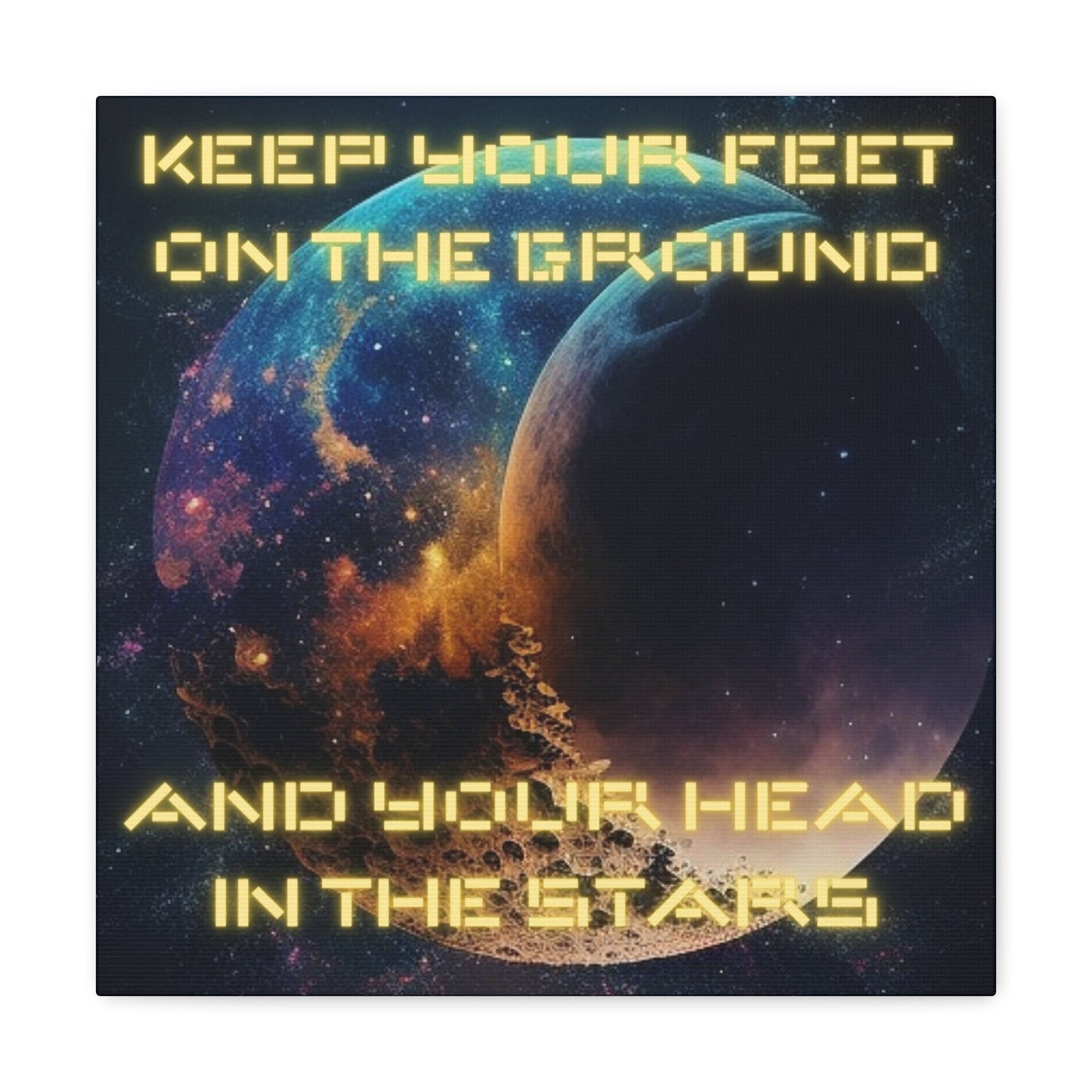 Keep Your Head In The Stars Canvas Gallery Wraps