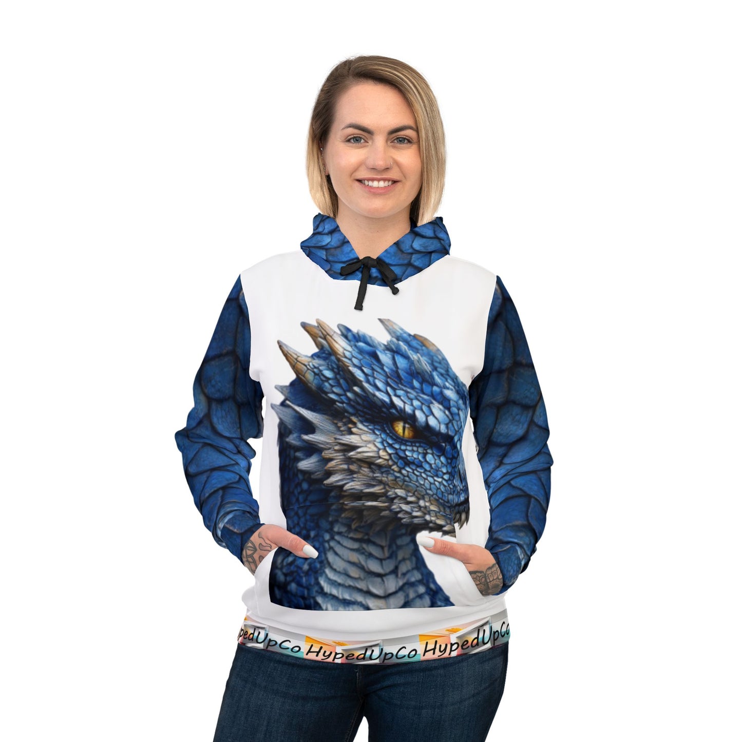 conquer your dragons Athletic Hoodie