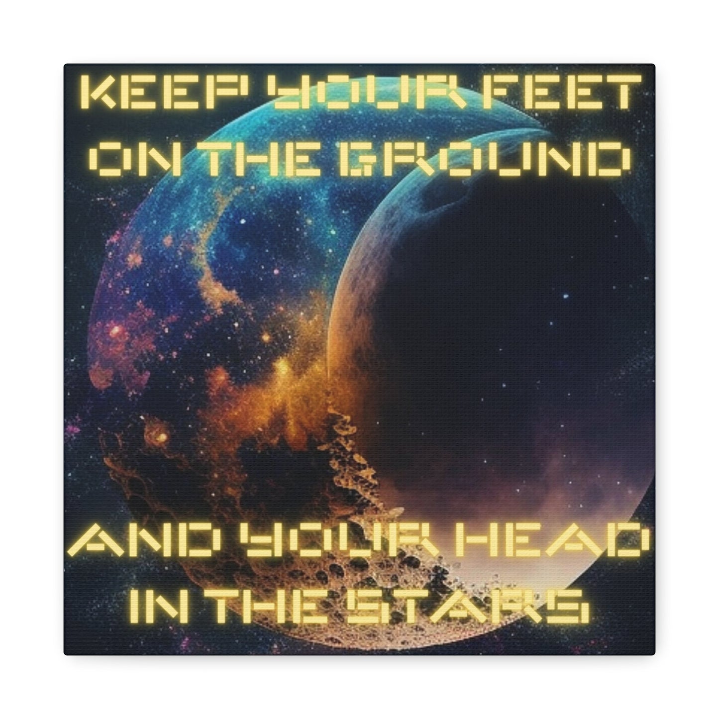 Keep Your Head In The Stars Canvas Gallery Wraps