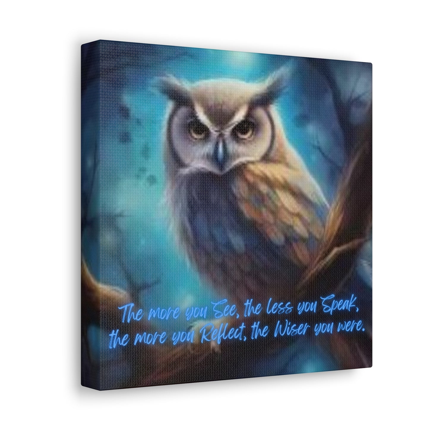 Wise Owl Canvas Gallery Wraps