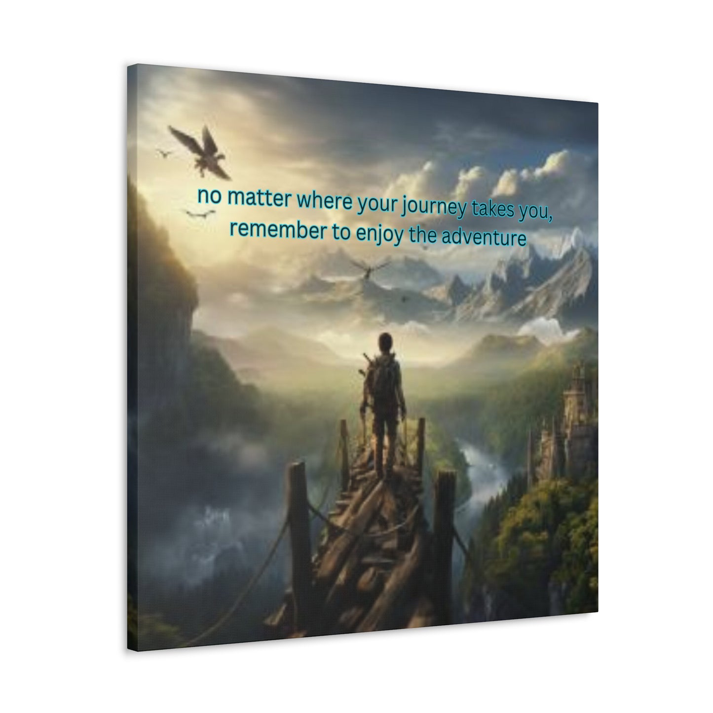 Enjoy Your Journey Canvas Gallery Wraps