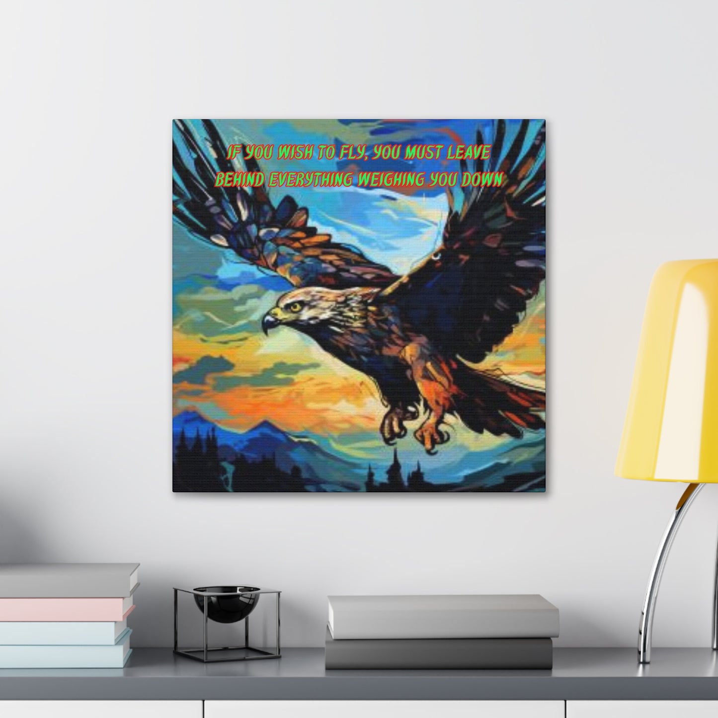 If you wish to fly Canvas Gallery Wraps