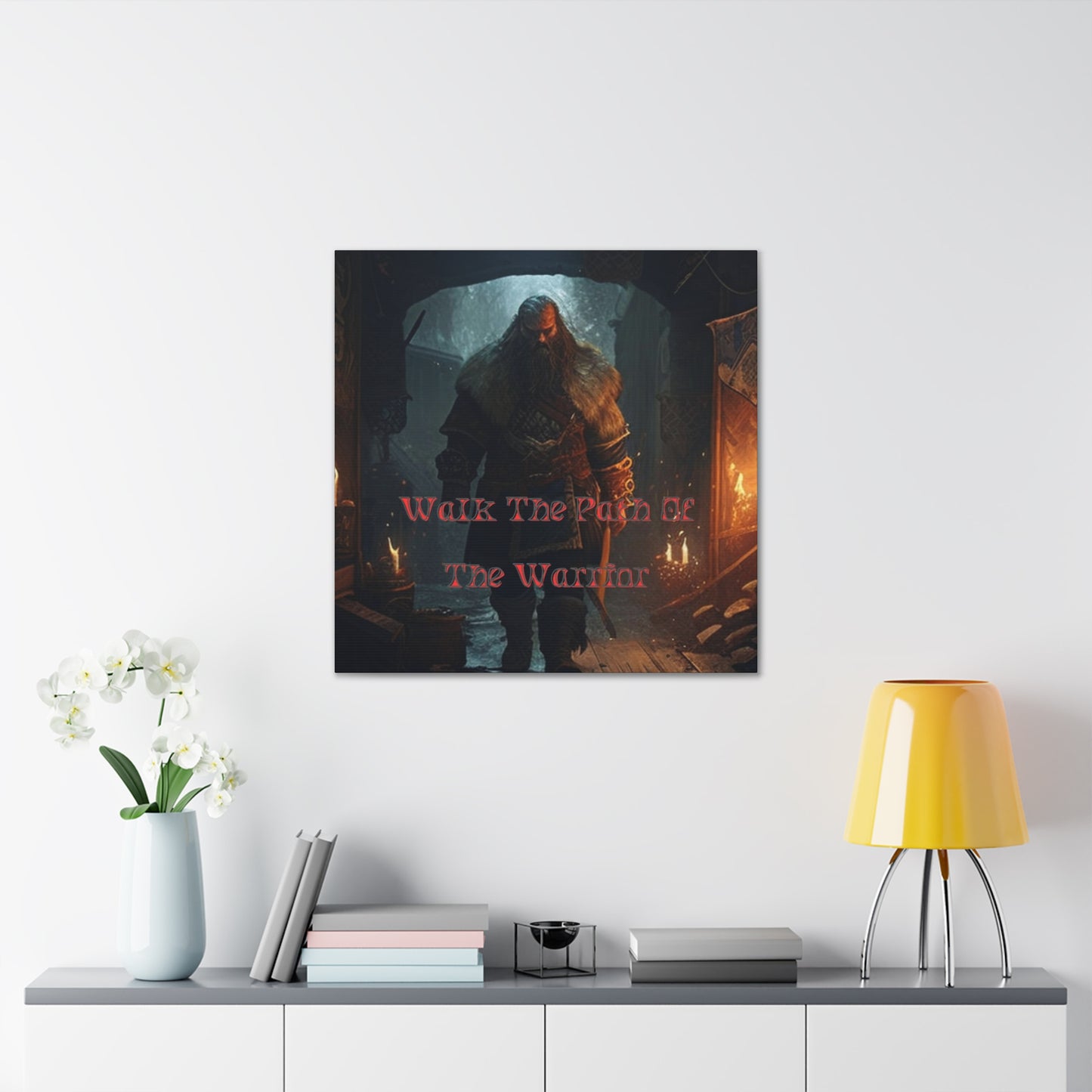 Walk The Path Of The Warrior Viking Canvas Gallery Wrap